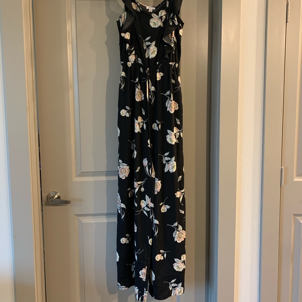 Long Floral Jumpsuit